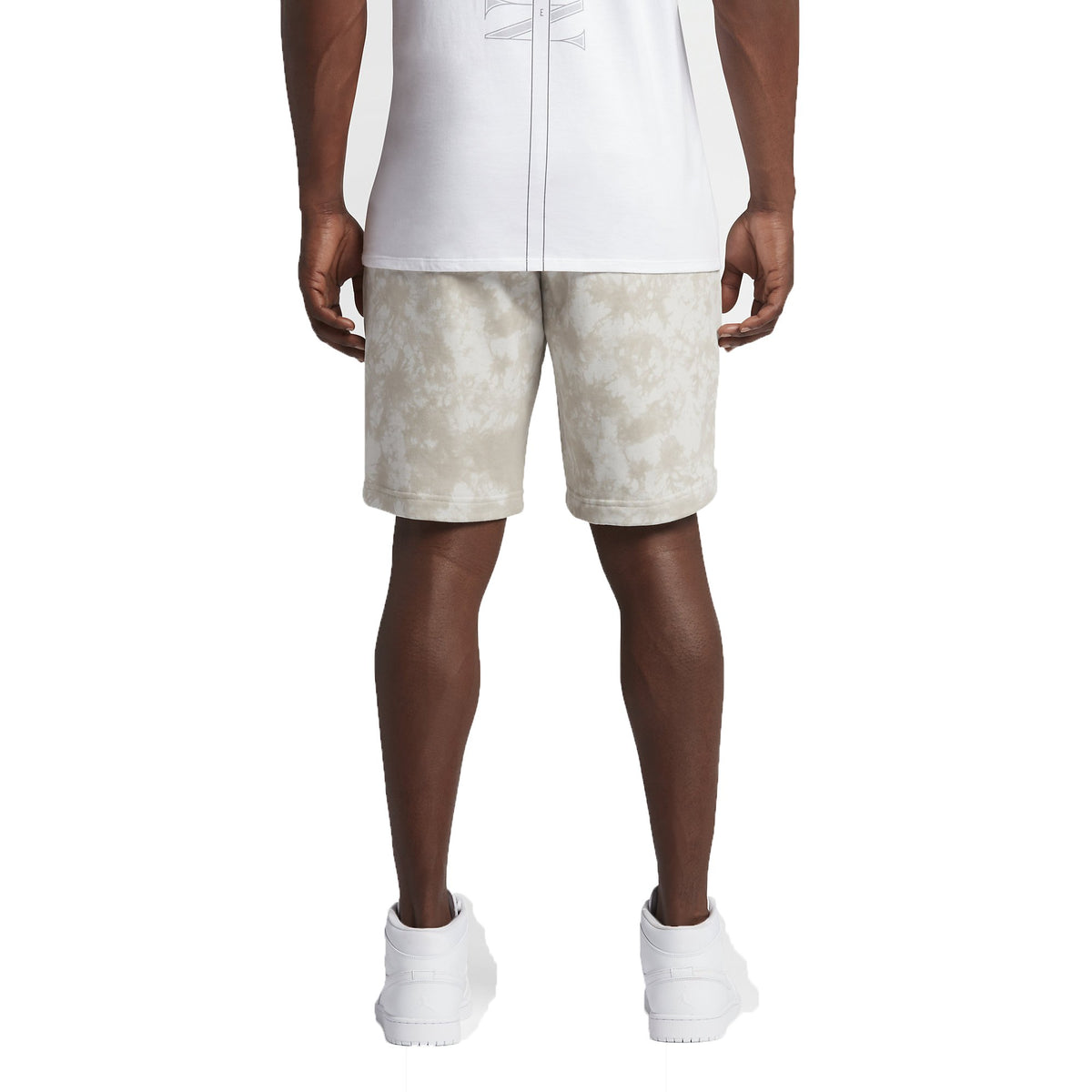 Jordan Men Fadeaway Short Grey Light Bone Size M US