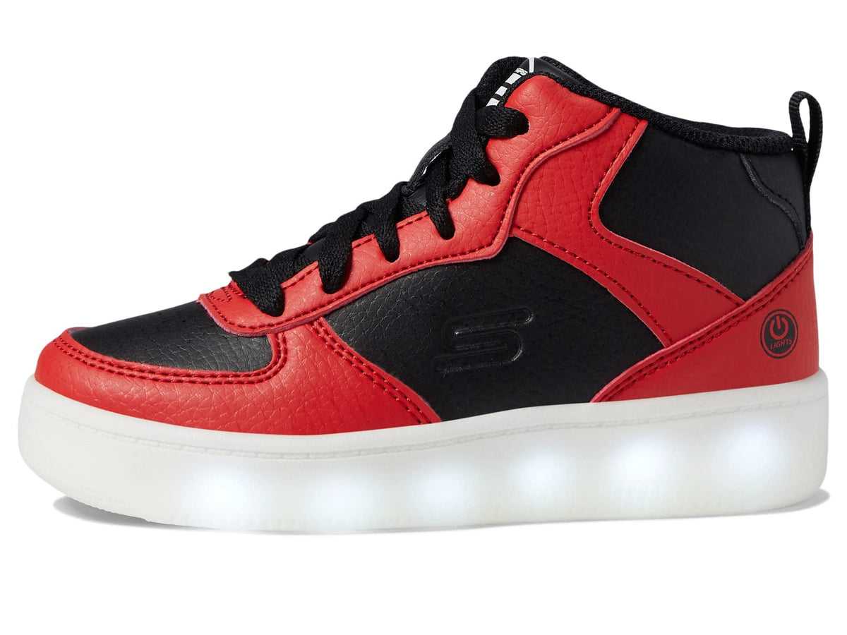 Skechers Boy's Sport Lighted - Sport Court 92 400621L (Little Kid/Big Kid) Red/Black 6 Big Kid M
