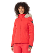 Obermeyer Tuscany Elite Jacket for Women - Fleece Chin Warmer, Interior Windguard, Comfortable and Cozy Winter Jacket Brakelight 2 One Size