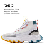 Sorel Women's Kinetic Breakthru Venture Mid Waterproof Shoe - White, Moonstone - Size 5.5