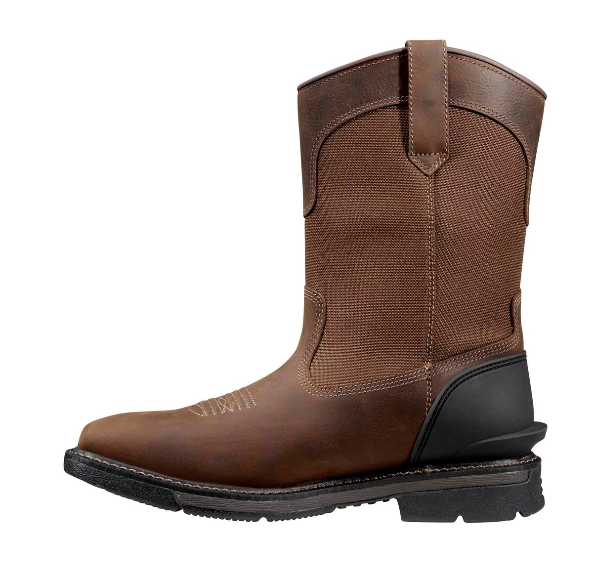 Carhartt Men's Montana 11" Water Resistant Steel Square Toe Wellington 14 Wide Brown/Brown