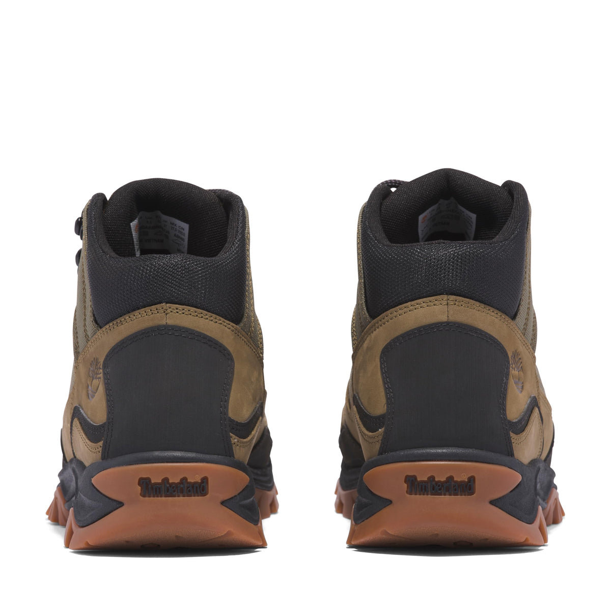 Timberland Men's Mt. Maddsen Waterproof Mid Hiking Boot, Olive Nubuck, 8.5 Wide