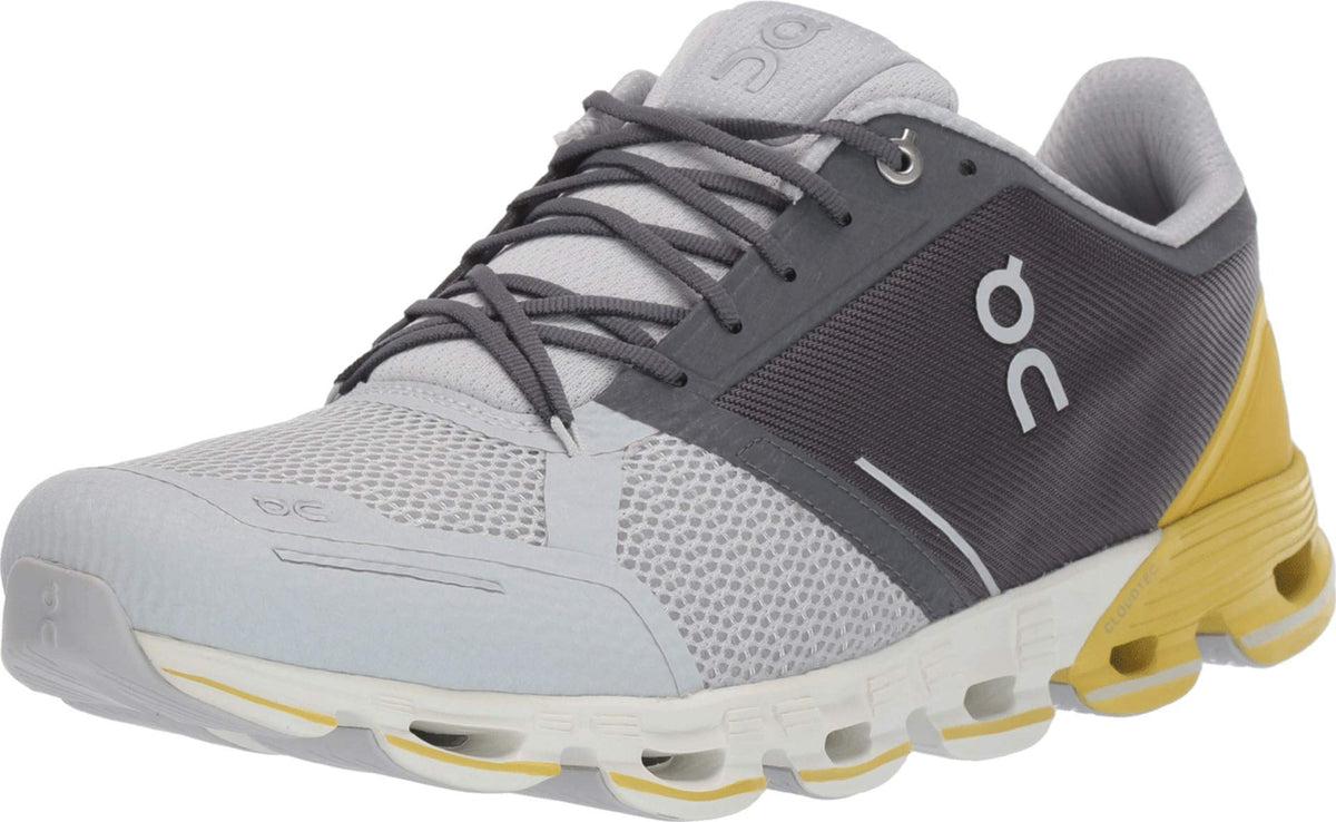 On Running Mens Cloudflyer Mesh Grey Lime Trainers 7.5 US