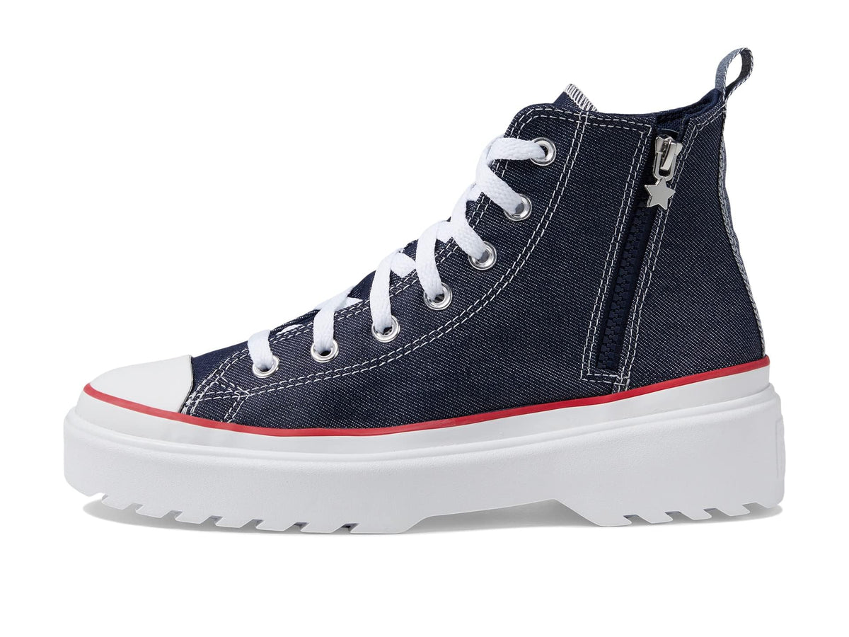 Converse CTAS Lugged Lift Hi (Big Kid) Obsidian 5 Big Kid M