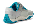 Merrell Trail Glove 7 A/C (Little Kid/Big Kid) Grey/Blue/Lime 10.5 Little Kid M