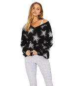 Beach Riot Joey Sweater Silver Disco Star MD