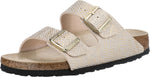 Birkenstock Women's Arizona Sandal, White Gold, 6.5 Narrow