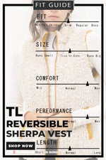 TOP LEGGING TL Women's Casual Sherpa Fur Vest - Winter Warm Fleece Collar Zip Up Jacket 001_Black L