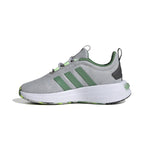 adidas® Kids Racer TR23 Big Kids Running Shoes – Mesh Upper – Textile Insole and Lining – Round Toe Design Grey/Preloved Green/Grey 1 12 Little Kid M