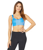 Brooks Women's Convertible Run Bra for High Impact Running, Workouts & Sports with Maximum Support 38DD Bluetiful Altitude Print