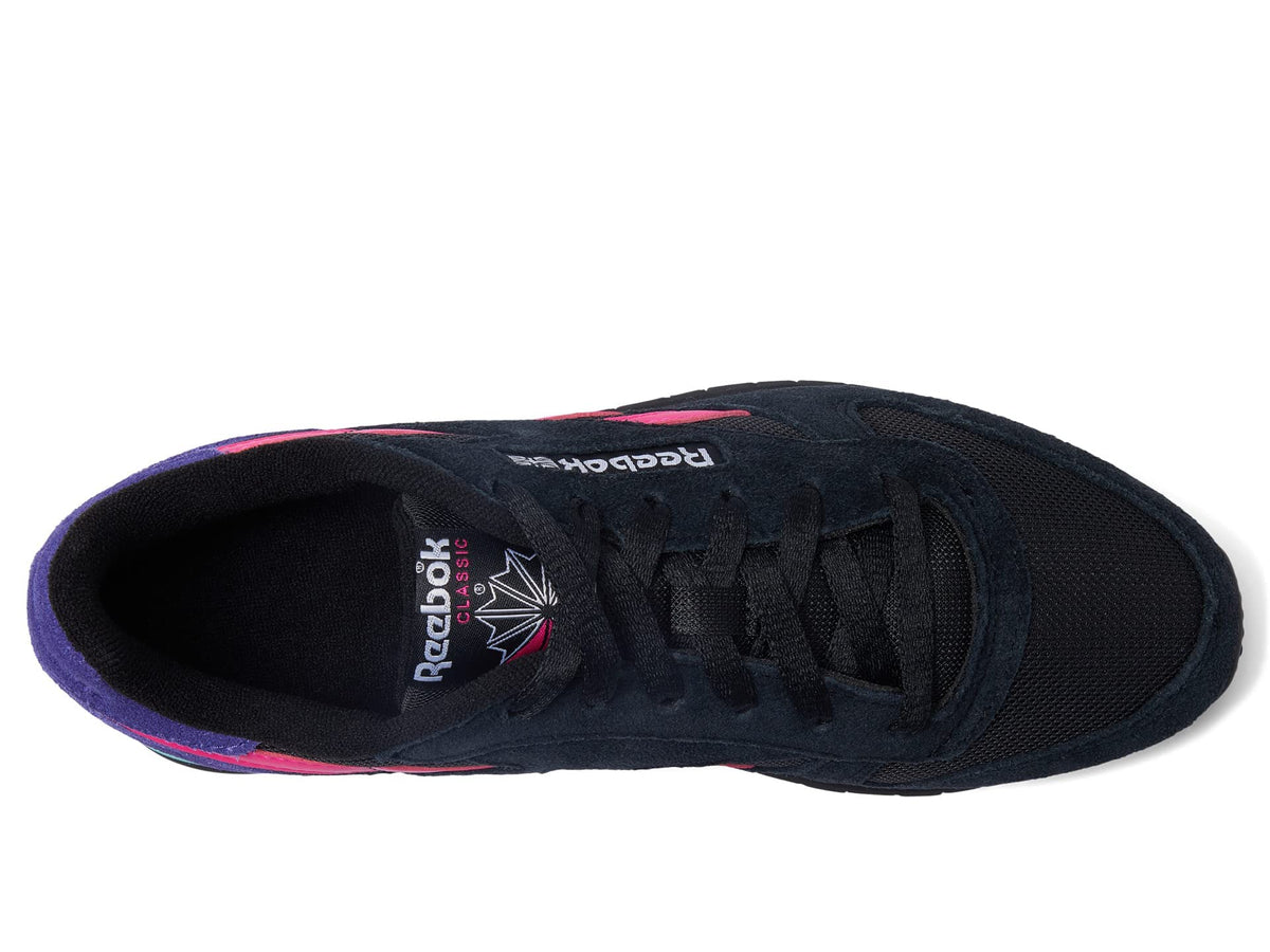 Reebok Classic Leather Black/Proud Pink/Bold Purple 8.5 B (M)