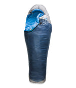 THE NORTH FACE Cat's Meow 20F / -7C Backpacking Sleeping Bag, Blue Wing Teal/Zinc Grey, Short-Left Hand