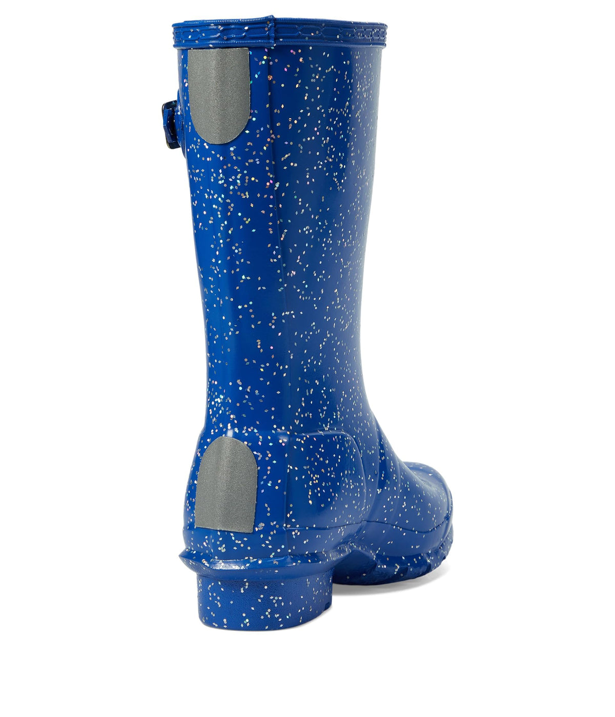 Hunter Original Giant Glitter Wellington Boots (Little Kid/Big Kid) Cruise Blue 5 Big Kid M