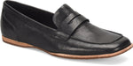 KORK-EASE Pisa Women's Leather Penny Loafer - Classic Icon Redesigned with Modern Square Toe and Premium Comfort 8.5 Black