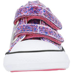 Converse Chuck Taylor All Star 2V Ox Coated Glitter Bold Pink/Black Synthetic 9 US Infant