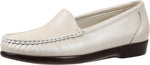 SAS® Simplify Comfort Loafers for Women – Tri-Pad® Comfort System – PU Construction - Supersoft® Pearl Bone 10.5 W - Wide (C)