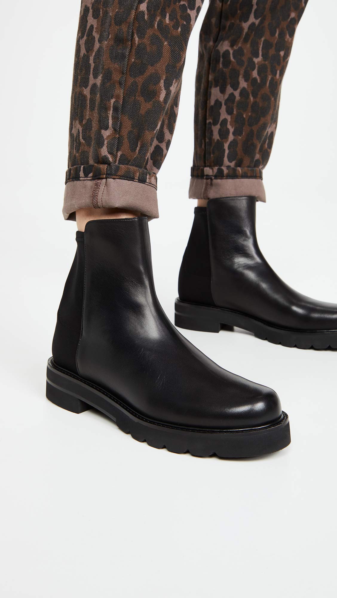 Stuart Weitzman 5050 Lift Bootie Black 10 M
