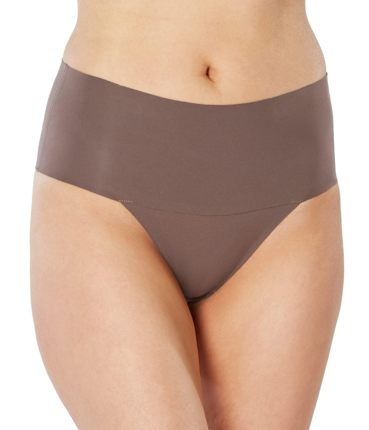 SPANX Undie-tectable® Thong Umber Ash MD