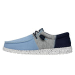 HEYDUDE Wally Tri Varsity Light Blue Size M15 | Men's Shoes | Men's Slip On Loafers | Comfortable & Light-Weight