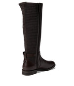 Cole Haan Cape Stretch Tall Boot Dark Chocolate Leather 9 B (M)