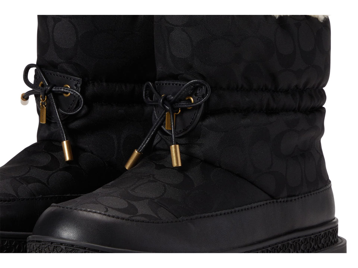 Coach Kailee Nylon Bootie Black 7 B (M)