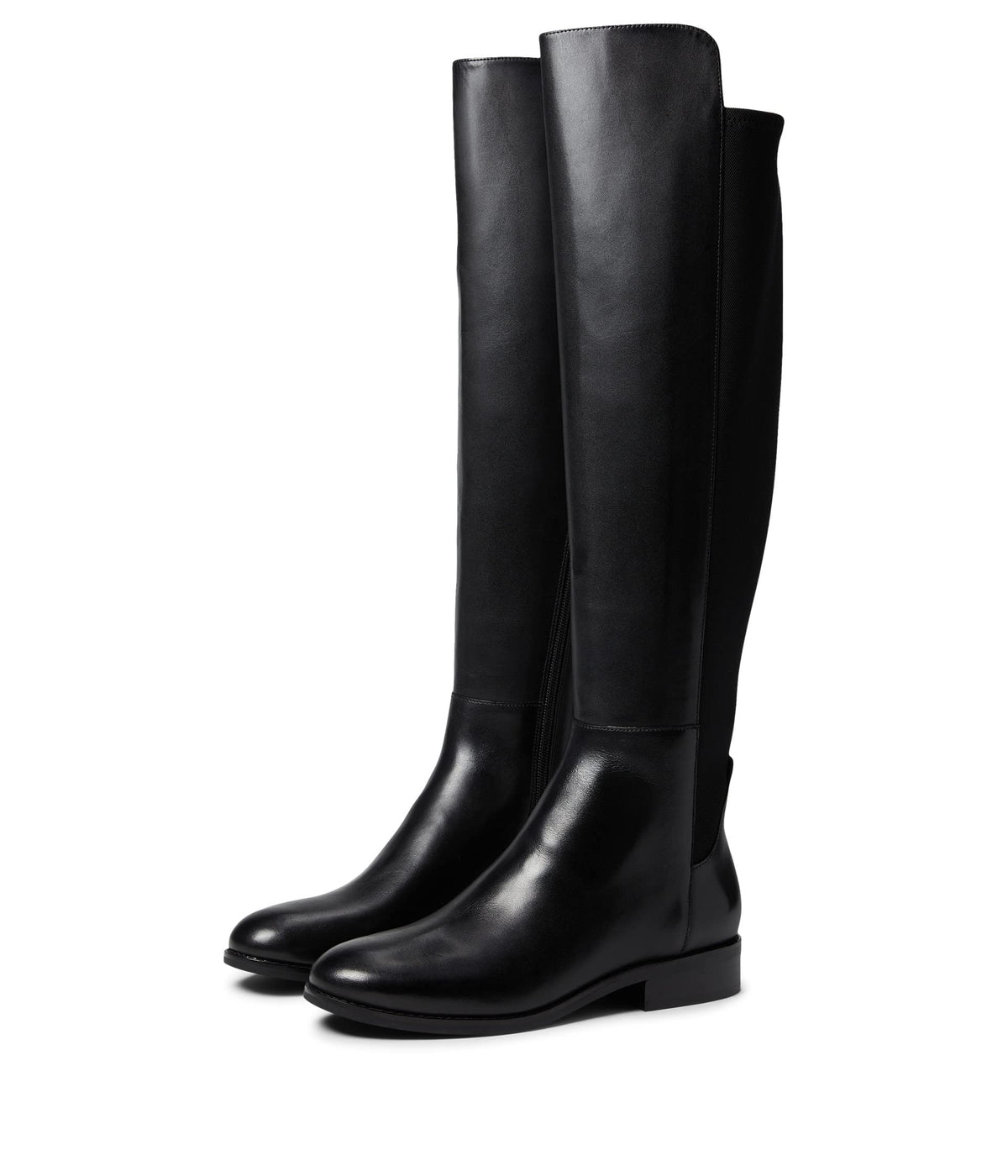 Cole Haan Izzy OTK Boot Black Leather 6 B (M)