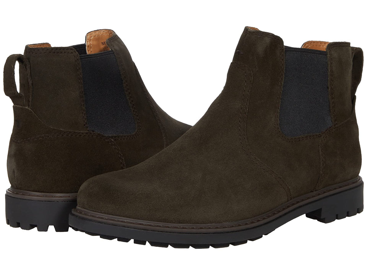 Florsheim Field Plain Toe Gore Boot Olive Suede 11 D (M)