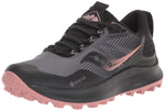 Saucony Women's Peregrine 12 Gore Tex Trail Running Shoe, Charcoal/Shell, 5