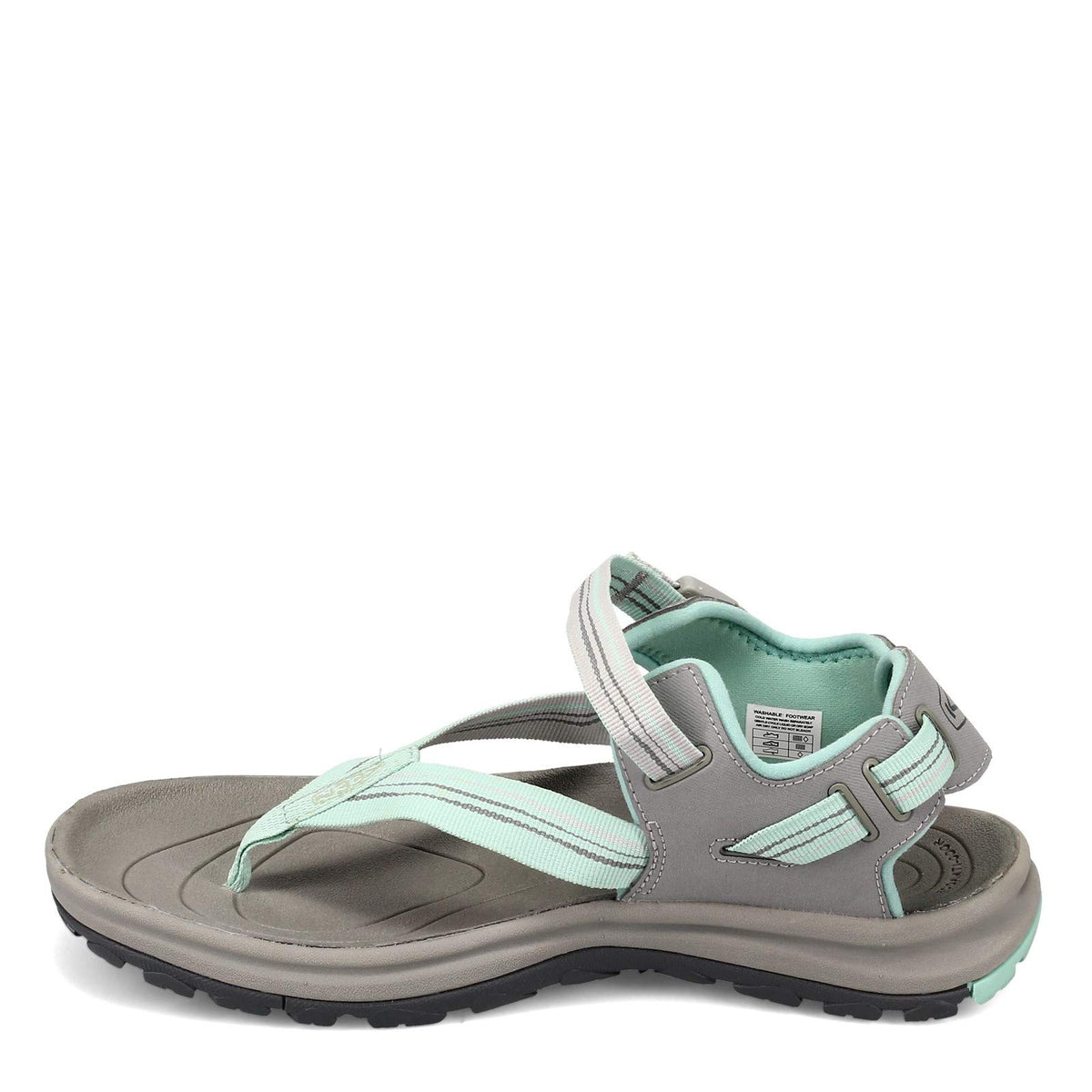 KEEN New Women's Terradora II Toe Post Sandal Light Gray/Ocean 6