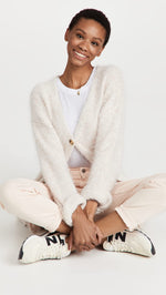 Free People Women's Nevermind Cardi, Creme Brulee, Off White, L