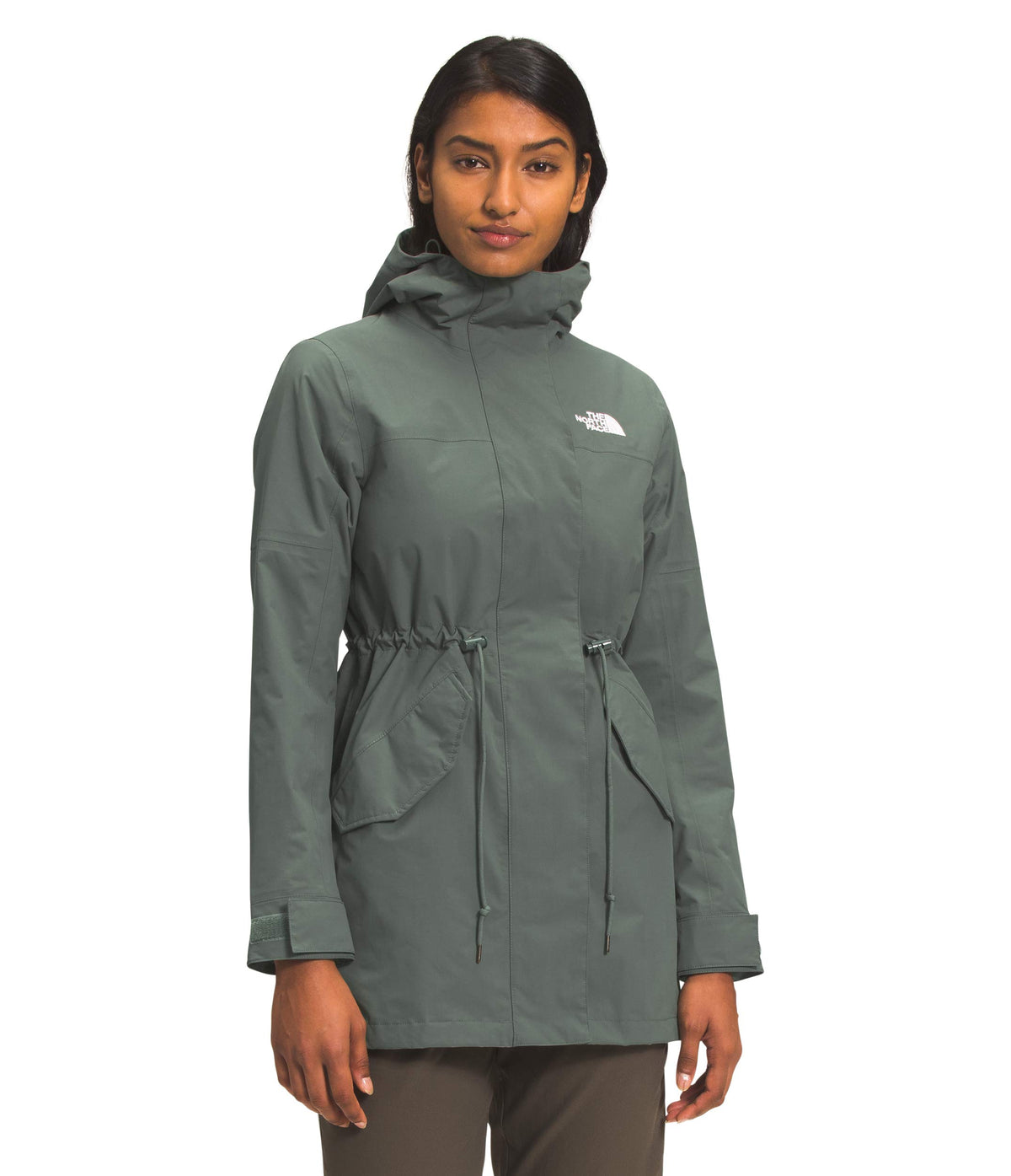 THE NORTH FACE Women's Metroview Trench, Agave Green, XS