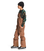 THE NORTH FACE Youth Freedom Insulated Bib, Pinecone Brown, S