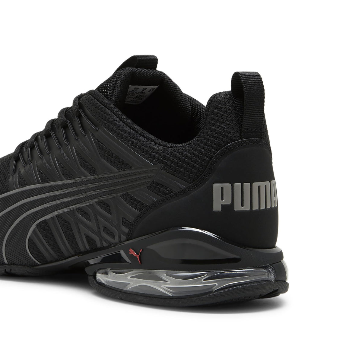 PUMA Mens Voltaic Evo Cross Trainer, PUMA Mens Black-Stormy Slate-for All Time Red, 14