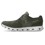 On Men's Cloud 5 Sneakers, Olive/White, 14 Medium US