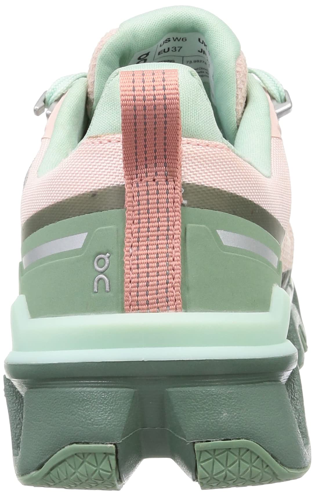 On Women's Cloudwander Waterproof Sneakers, Doe | Ivy, Pink, Green, 6 Medium US