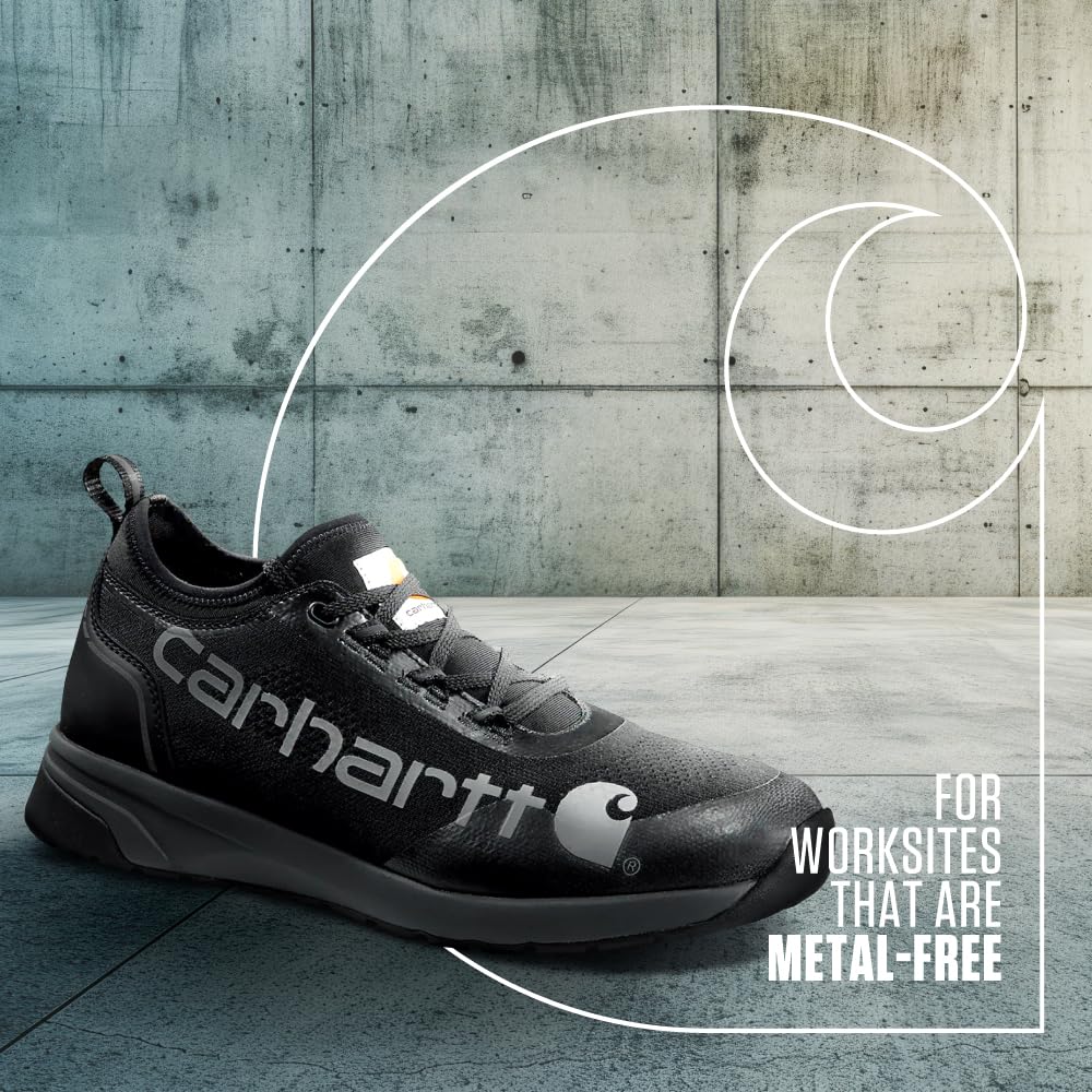 Carhartt Men's Force 3-Inch SD Soft Toe Work Sneaker, Black - 11.5 W