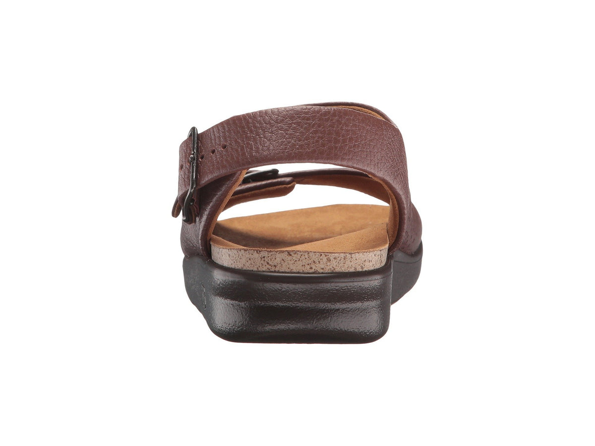 SAS Women's Flat Sandals 12 Narrow Amber