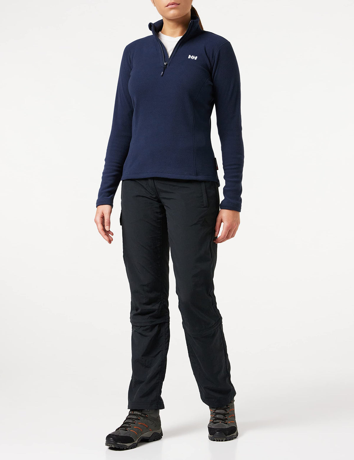 Helly Hansen Women's Daybreaker 1/2 Zip Fleece Pullover Jacket, 599 Navy, Small