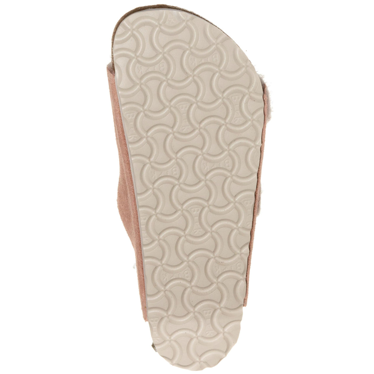 Birkenstock Unisex Arizona Shearling Suede Pink Clay Sandals 7 W / 5 M US