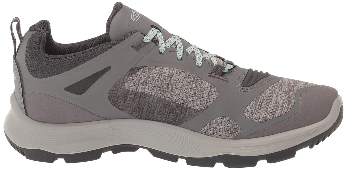 KEEN Women's Terradora Flex Low Height Waterproof Hiking Shoes, 9 US 9.5 Steel Grey/Cloud Blue