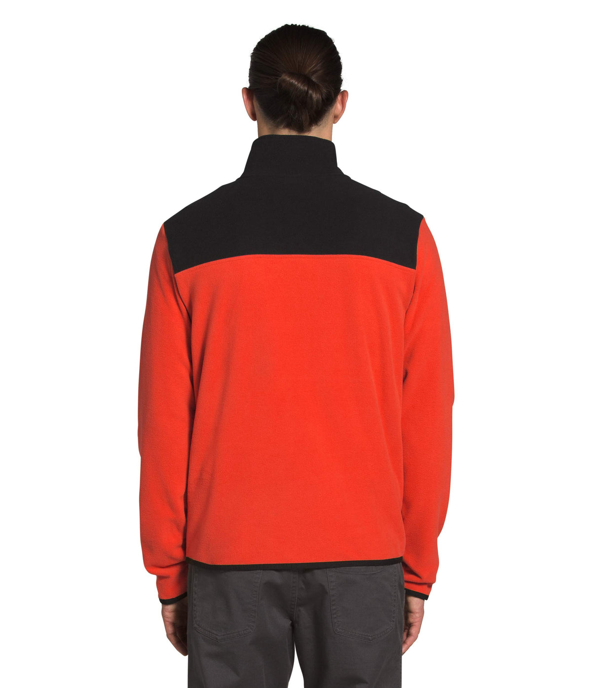 The North Face Men's TKA Glacier Quarter Zip Large Flare/TNF Black