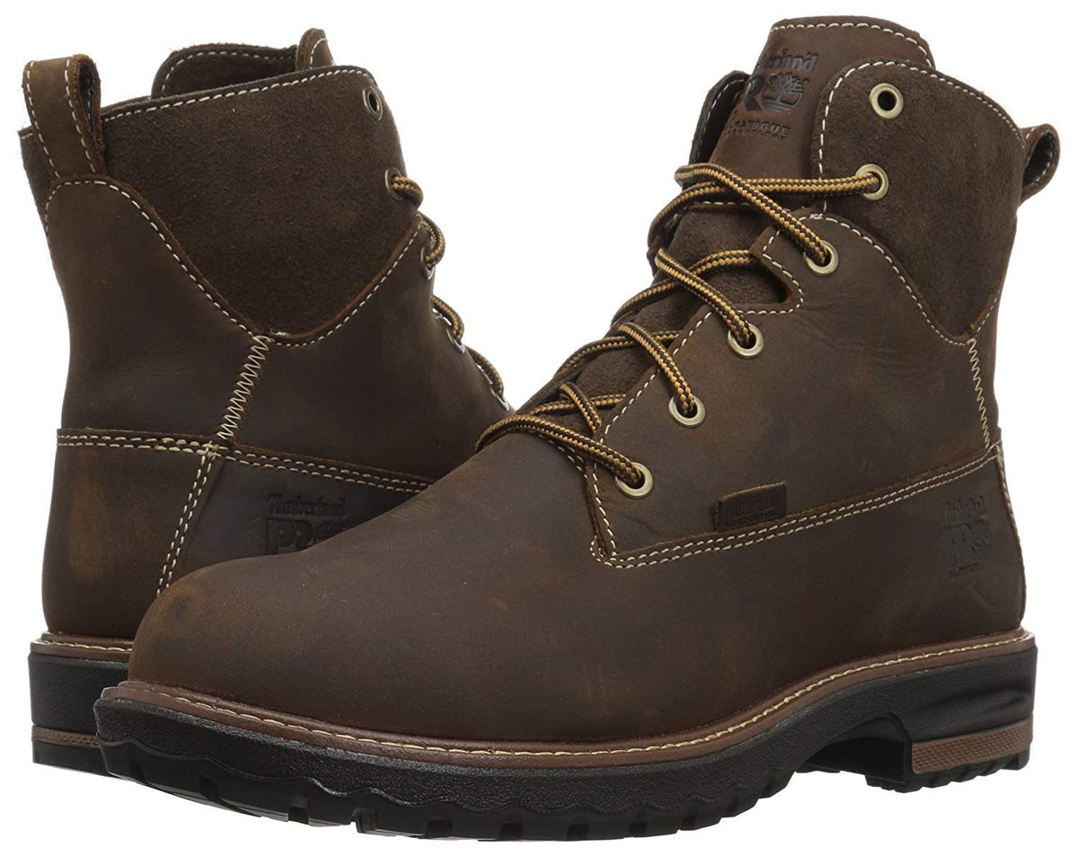 Timberland PRO Women's Hightower 6" Alloy Toe Waterproof Industrial & Construction Shoe, Kaffe, 9.5