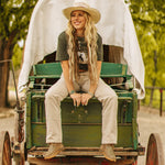 Twisted X Women's Boat Shoe Driving Moc Bomber & Clover 6.5