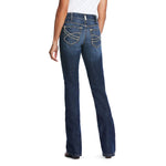 ARIAT Women's R.E.A.L Pr Str Linda Boot Jn Goldie, 32 S Blue