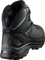 Salomon Women's X ULTRA MID WINTER CSWP W Snow Boots, Black/PHANTOM/Trellis, 7