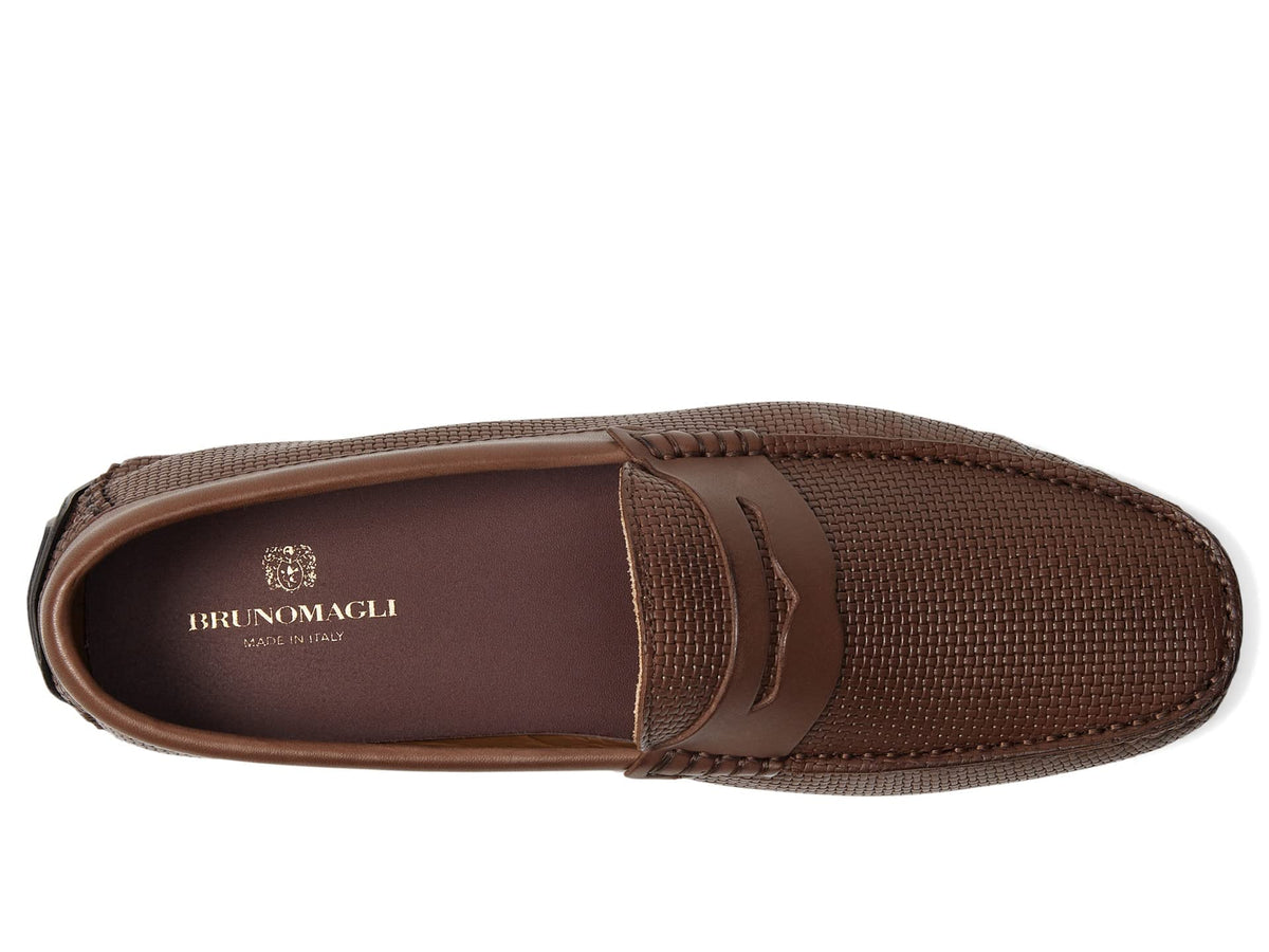 Bruno Magli Xane Brown Woven EU 43.5 (US Men's 10.5) D (M)