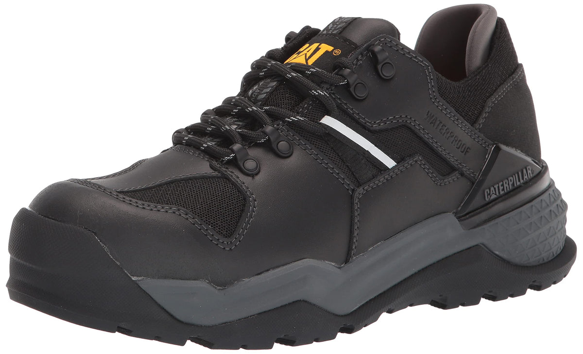 Cat Footwear Men's Provoke LO Waterproof Alloy Toe Construction Shoe, Black, 9