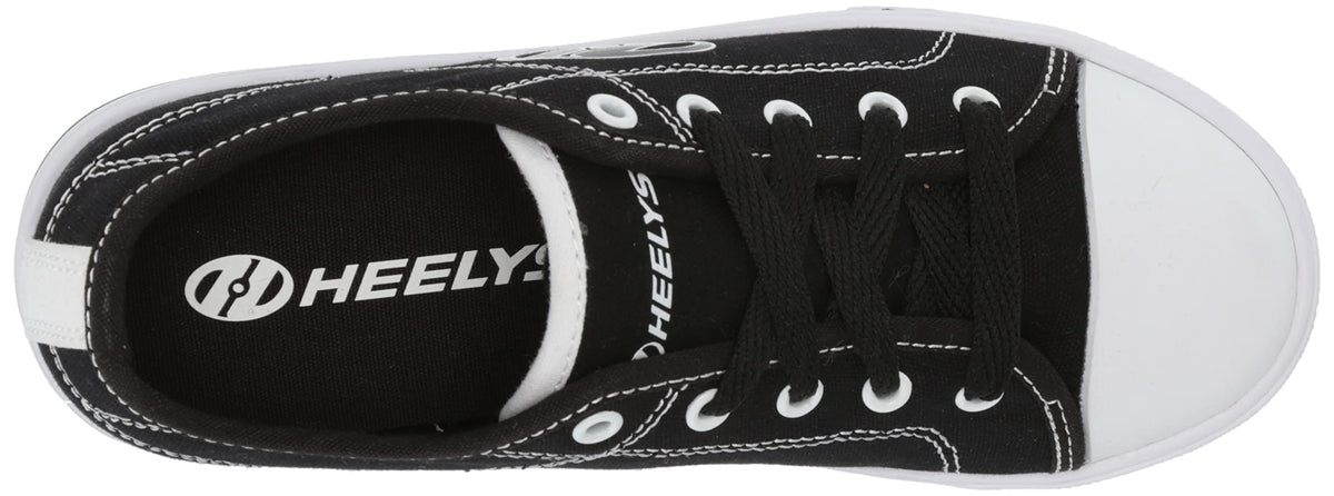 HEELYS Classic X2 (Little Kid/Big Kid/Adult) Black/White 3 Little Kid M