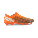 PUMA Men's Football Shoe 10.5 Shocking Orange Puma Black