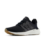 New Balance Men's Fresh Foam X Cruz V3 Running Shoe, Black/Blacktop/Gum 020, 9.5